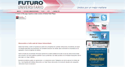 Desktop Screenshot of futurouniversitario.net