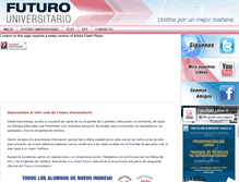 Tablet Screenshot of futurouniversitario.net